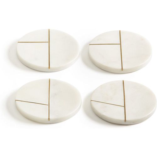 Set of 4 Fitia Marble Coasters - LA REDOUTE INTERIEURS - Modalova