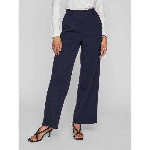 Wide Leg Trousers with High Waist - Vila - Modalova