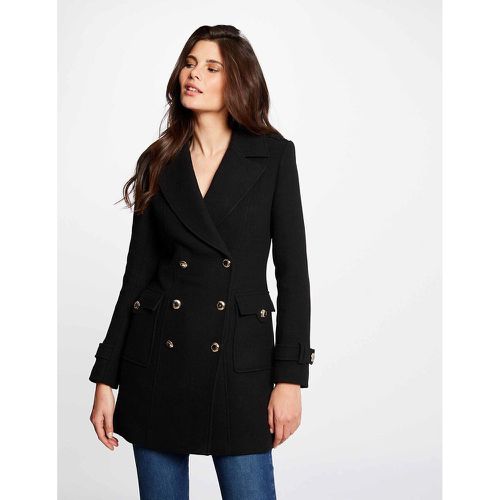 Straight Buttoned Coat - Morgan - Modalova