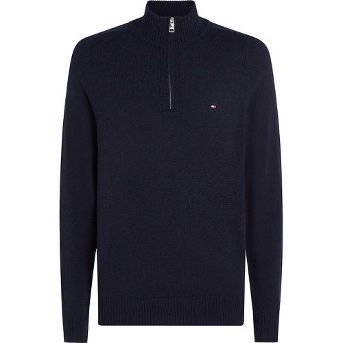 Lambswool Half Zip Jumper - Tommy Hilfiger - Modalova