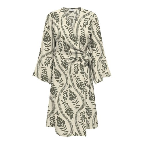 Printed Short Wrapover Dress - JDY - Modalova