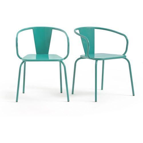 Set of 2 Oblice Metal Garden Armchairs - LA REDOUTE INTERIEURS - Modalova