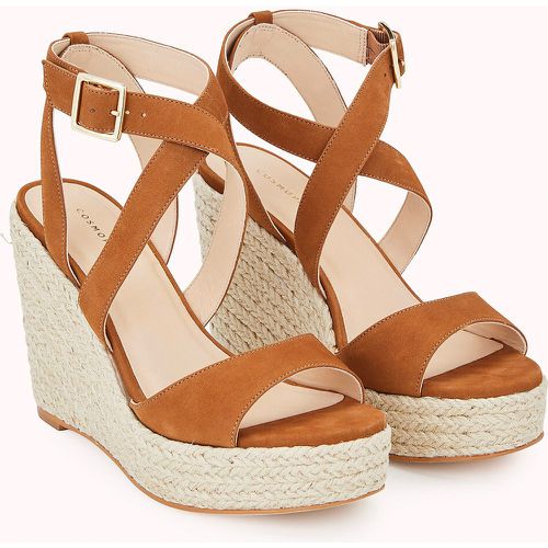 Ornan Nubuck Wedge Sandals - COSMOPARIS - Modalova