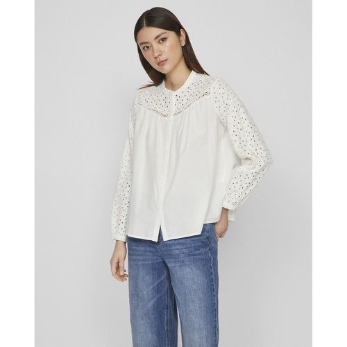 Broderie Anglaise Cotton Blouse - Vila - Modalova