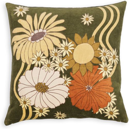 Annie 45 x 45cm Floral 100% Cotton Velvet Cushion Cover - LA REDOUTE INTERIEURS - Modalova