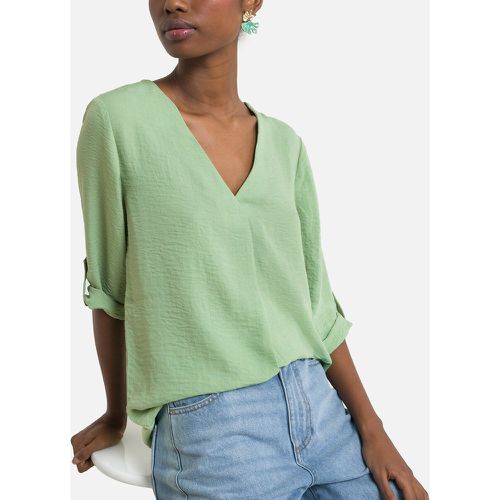 V-Neck Blouse with 3/4 Length Sleeves - JDY - Modalova