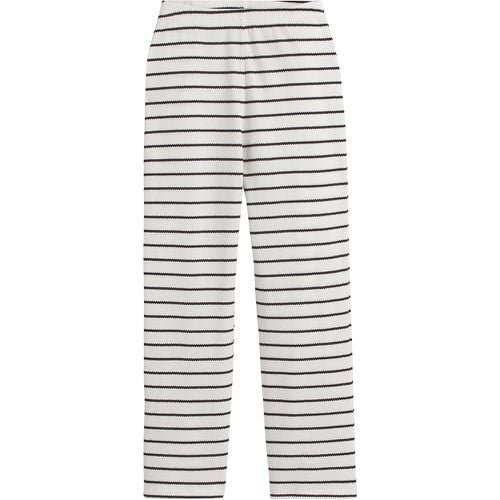 Wide Leg Trousers in Striped Cotton Mix, Length 30.5" - LA REDOUTE COLLECTIONS - Modalova