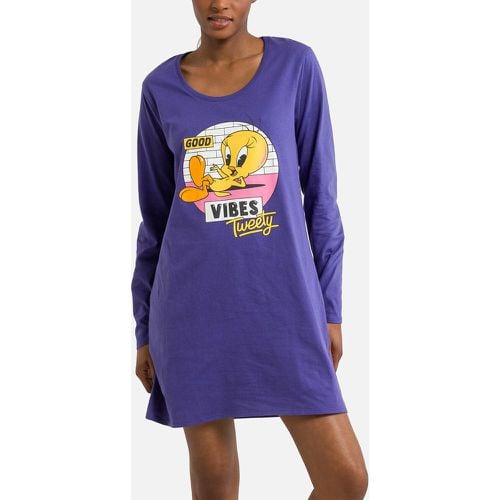 Cotton Long Sleeve Nightshirt - TWEETY ! - Modalova