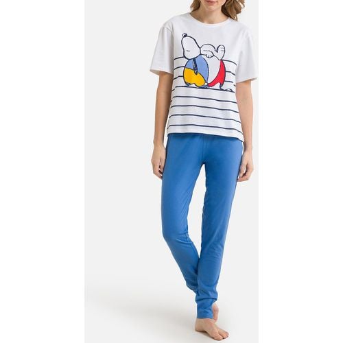 Cotton Nautical Pyjamas - Snoopy - Modalova