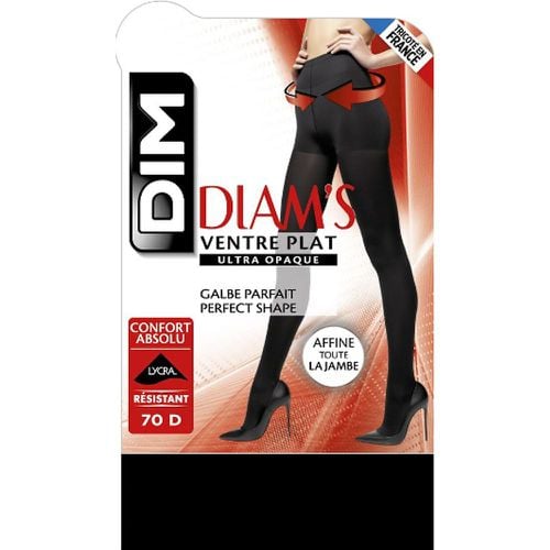 Diam's 90 Denier Ultra Opaque Tummy-Toning Tights - Dim - Modalova