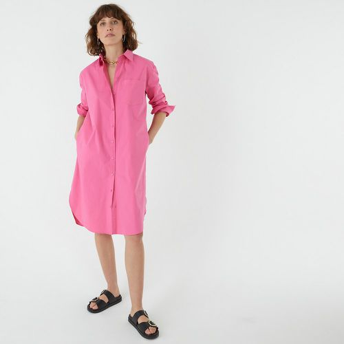 Cotton Shirt Dress with Long Sleeves - LA REDOUTE COLLECTIONS - Modalova