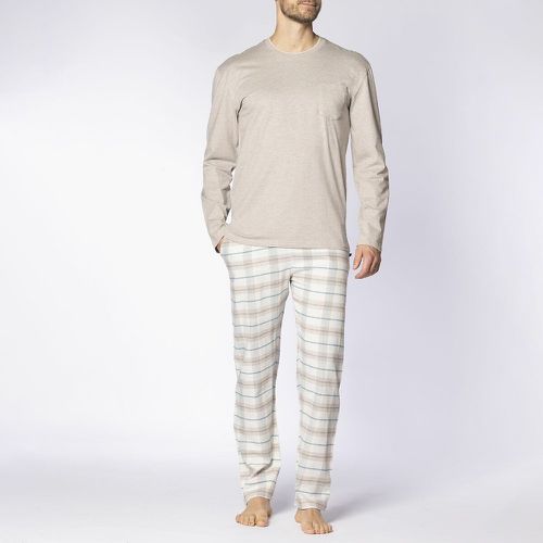 Cotton Crew Neck Pyjamas with Long Sleeves - DODO - Modalova