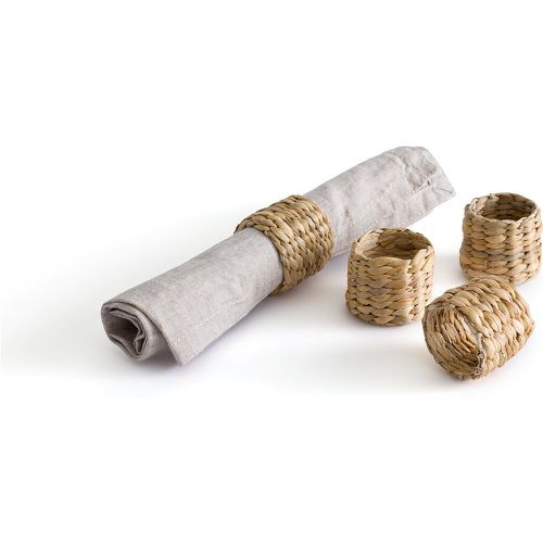 Set of 4 Jacinto Water Hyacinth Napkin Rings - LA REDOUTE INTERIEURS - Modalova