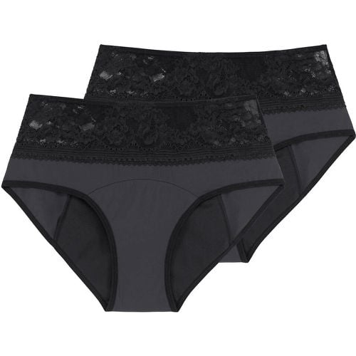 Pack of 2 Eco Moon Lace Period Knickers - Dorina - Modalova