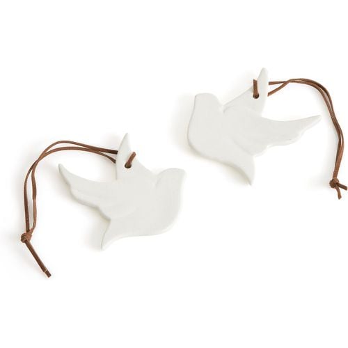 Set of 2 Caspar Porcelain Bird Tree Decorations - LA REDOUTE INTERIEURS - Modalova