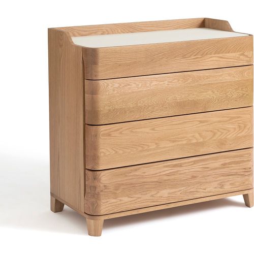 Junius Solid Oak & Linoleum Chest of Drawers, designed by E. Gallina - AM.PM - Modalova