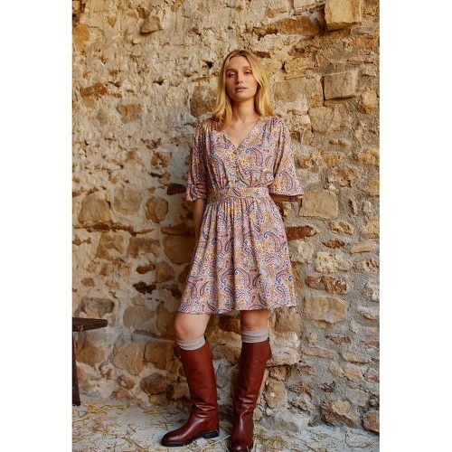 Riya Mini Dress in Paisley Print - LA PETITE ETOILE - Modalova