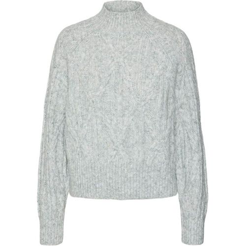 Cable Knit Jumper with High Neck - Vero Moda - Modalova