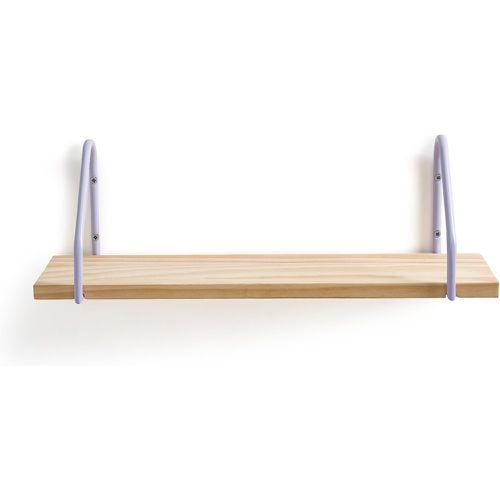 Vinto 50cm Metal & Pine Wall Shelf - LA REDOUTE INTERIEURS - Modalova