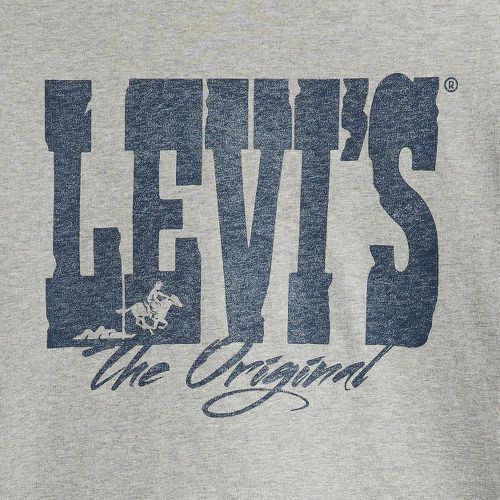 Logo Print Cotton T-Shirt with Crew Neck - Levi's - Modalova