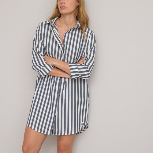 Les Signatures - Striped Cotton Oversized Nightshirt - LA REDOUTE COLLECTIONS - Modalova