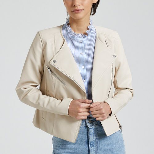 Faux Leather Short Jacket - Vero Moda - Modalova