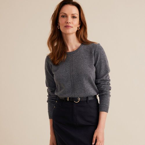 Lambswool Crew Neck Jumper in Fine Knit - Anne weyburn - Modalova