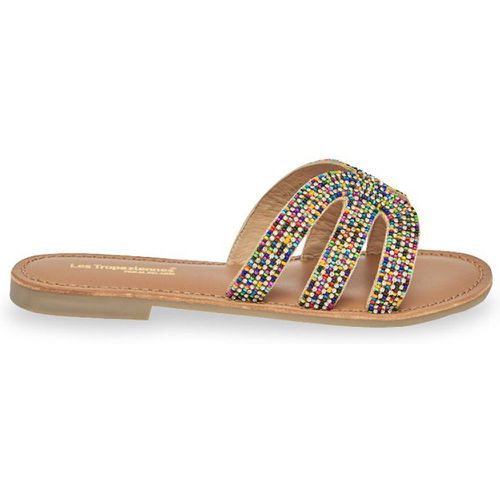 Omega Faux Pearl Mules with Flat Heel - LES TROPEZIENNES PAR M BELARBI - Modalova