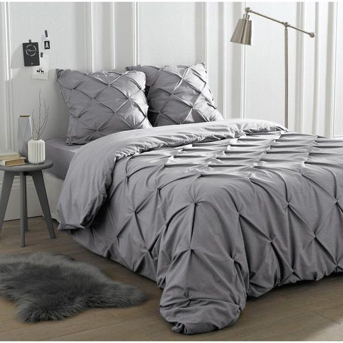 Origami Textured Polycotton Duvet Cover - SO'HOME - Modalova