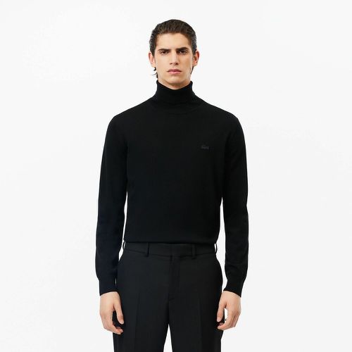 Recycled Wool Turtleneck Jumper - Lacoste - Modalova