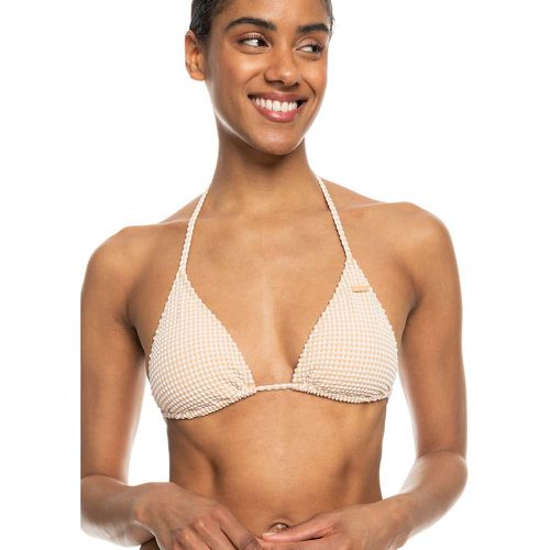 Gingham Tiki Tri Recycled Triangle Bikini Top - Roxy - Modalova