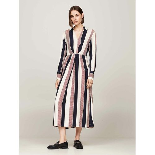 Striped Midi Dress - Tommy Hilfiger - Modalova