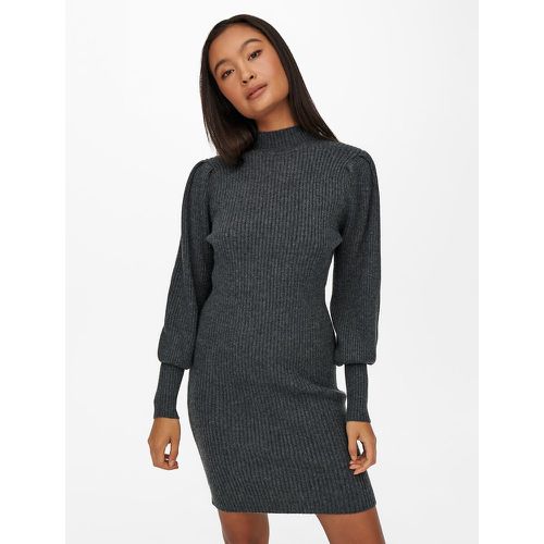 Turtleneck Jumper Dress with Balloon Sleeves - Only - Modalova