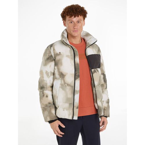 Printed Zipped Padded Jacket - Calvin Klein - Modalova