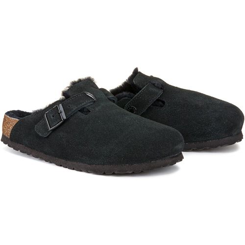 Boston VL/Fell Clogs in Suede with Faux Fur Lining - Birkenstock - Modalova