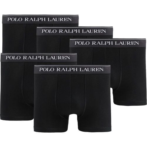 Pack of 5 Cotton Hipsters - Polo Ralph Lauren - Modalova