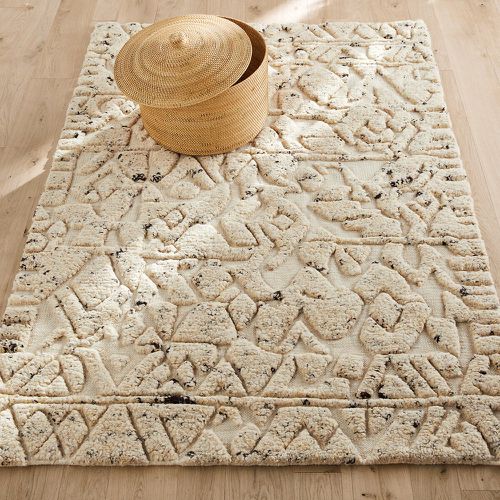 Agnix Textured 100% Wool Hand Knotted Rug - AM.PM - Modalova