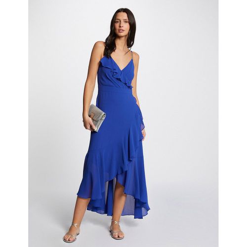 Wrapover Ruffled Midaxi Dress - Morgan - Modalova