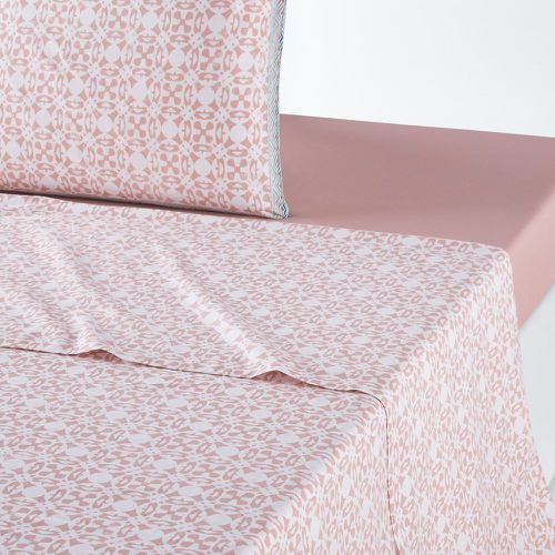 Yucatan Geometric 100% Cotton Flat Sheet - LA REDOUTE INTERIEURS - Modalova