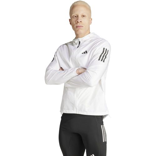 Small Logo Running Jacket with 3-Stripes - adidas performance - Modalova