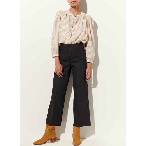 Albereto Wide Leg Trousers in Cotton Mix - SESSUN - Modalova