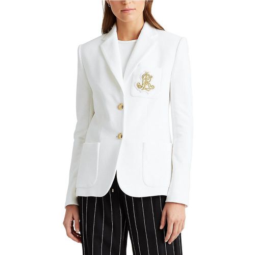 Anfisa Straight Fit Blazer in Cotton - Lauren Ralph Lauren - Modalova