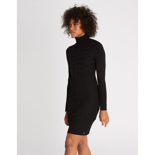 Turtleneck Bodycon Dress with Long Sleeves - Morgan - Modalova