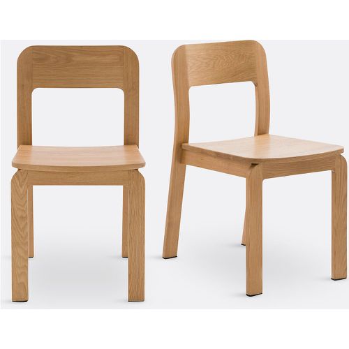 Set of 2 Talet Solid Oak Chairs - LA REDOUTE INTERIEURS - Modalova