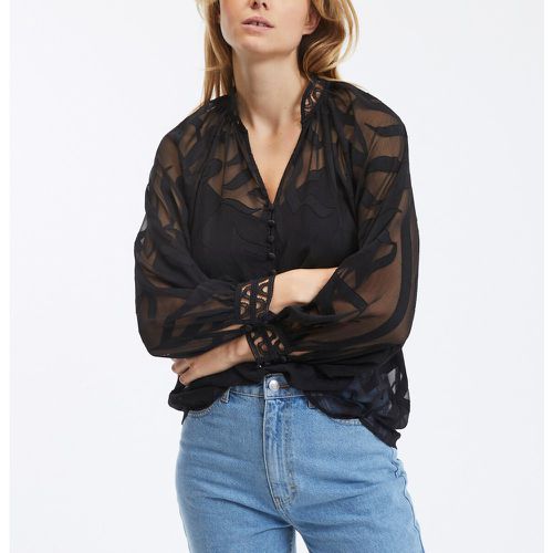 Lison Recycled Sheer Blouse with V-Neck - Suncoo - Modalova