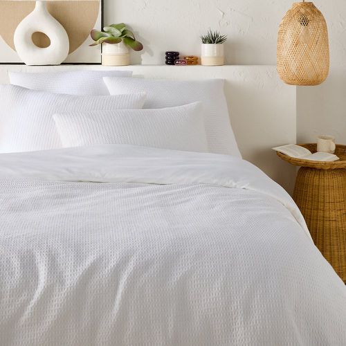 Tifly Honeycomb 100% Washed Cotton Duvet Cover - LA REDOUTE INTERIEURS - Modalova