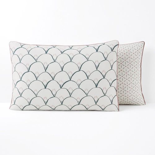 Elka Scales 100% Cotton Percale 200 Thread Count Pillowcase - LA REDOUTE INTERIEURS - Modalova