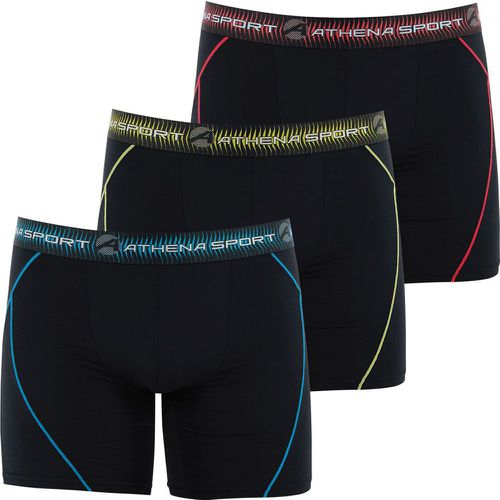 Pack of 3 Training Long Hipsters - Athena - Modalova