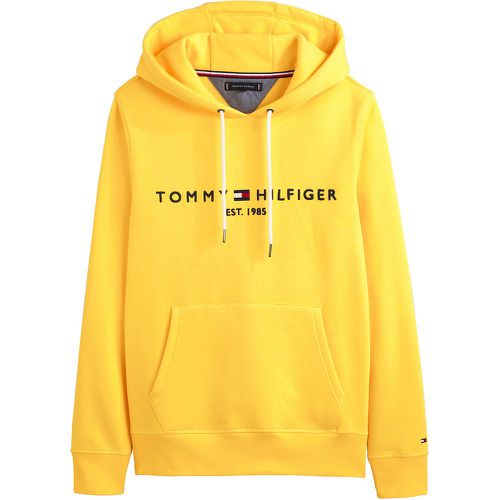 Tommy Logo Hoodie in Cotton Mix - Tommy Hilfiger - Modalova