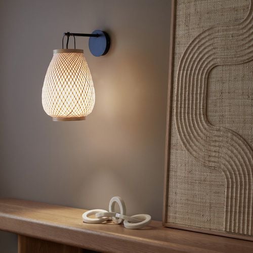 Titouan Bamboo & Rice Paper Wall Light by E. Gallina - AM.PM - Modalova